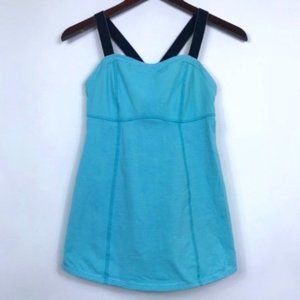 Lululemon Size 4 Tank Top Crossed Straps Support